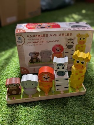 Lote juguetes infantiles madera