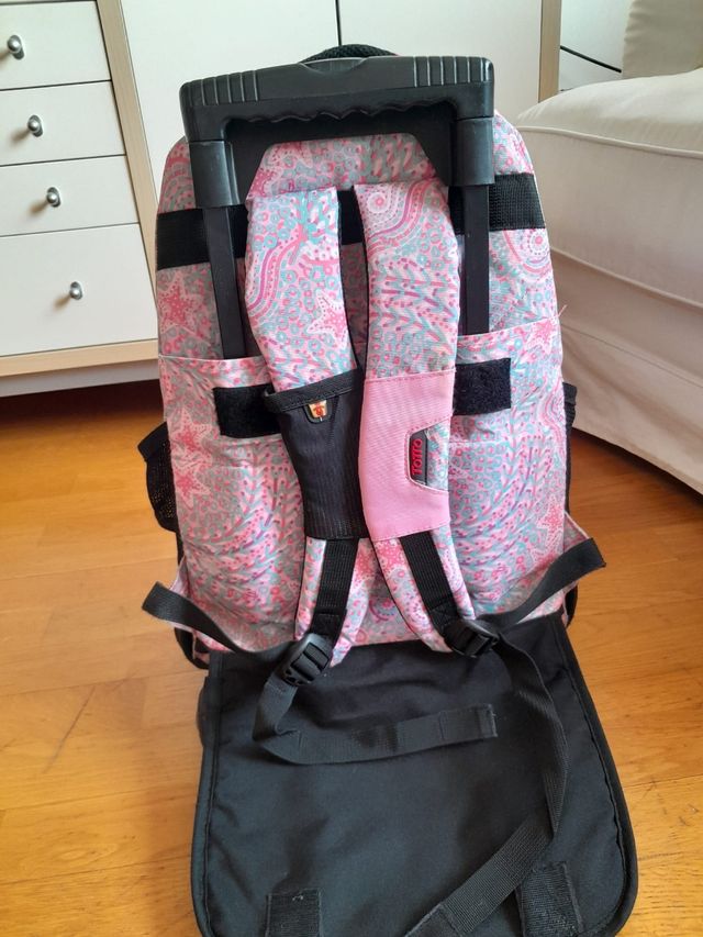 Mochila Totto con ruedas - Rosa