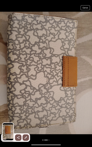 Bolso Tous beige y gris monedero a juego 
