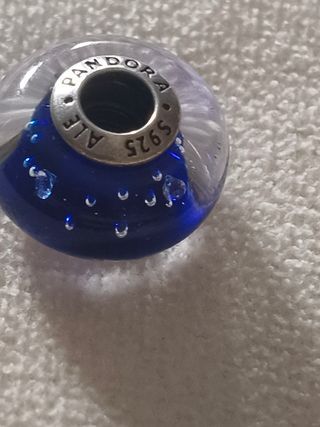 Charm Pandora Azul Oscuro