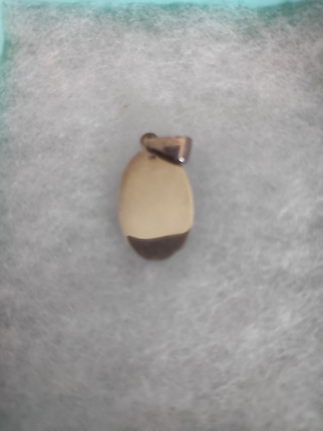 Colgante plata nácar ovalado