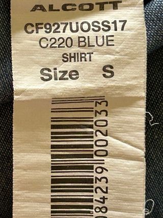 Camicia denim manica corta M