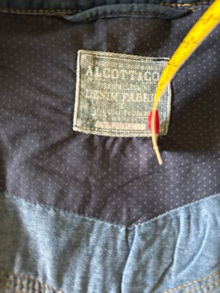 Camicia denim manica corta M