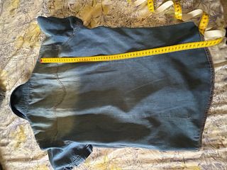 Camicia denim manica corta M