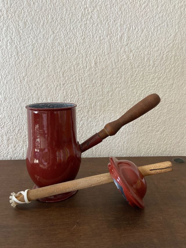 Chocolatera vintage antigua