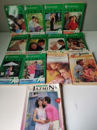 Lote de libros harlequin: Jazmín 