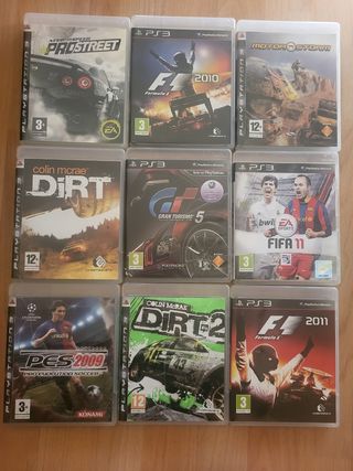 PS3 (PlayStation 3): 17 juegos