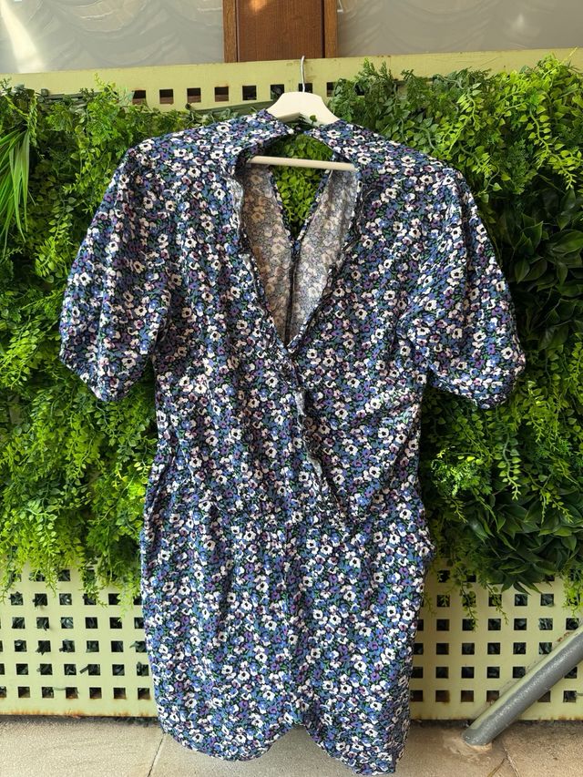 Mono floral Kiabi azul