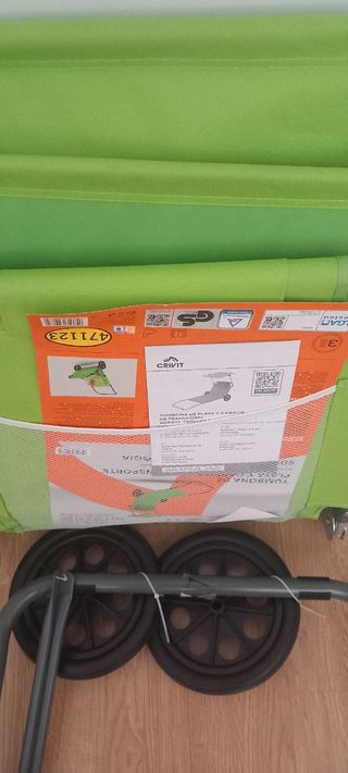 Tumbona playa con ruedas - Lidl