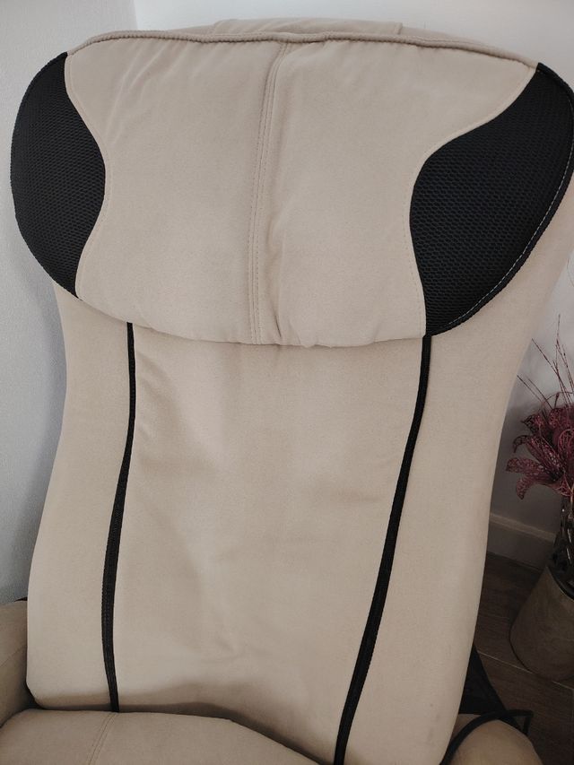 Sillón masaje eléctrico beige