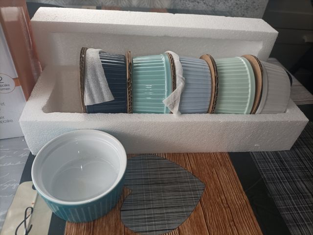 AMAZY - 6 Cuencos Soufflé y Cupcake