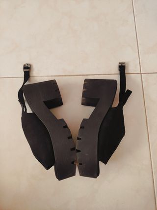 Zapato plataforma tacón