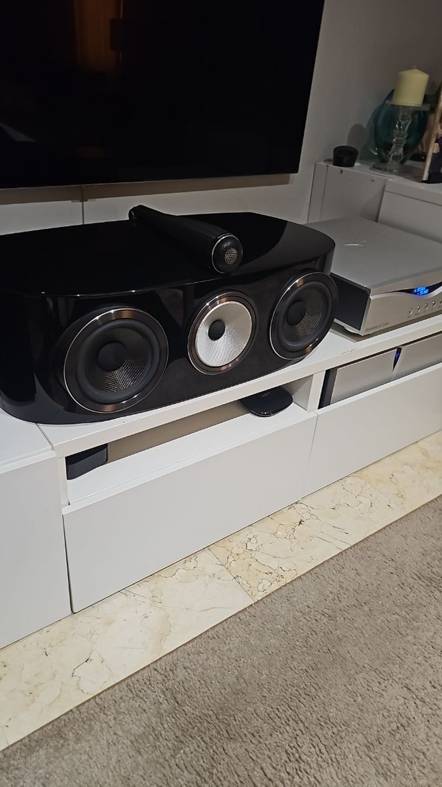 B&W HTM82 D4 - Altavoz central negro
