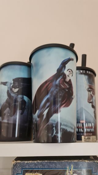 Vasos DC-Marvel: Superman & Batman