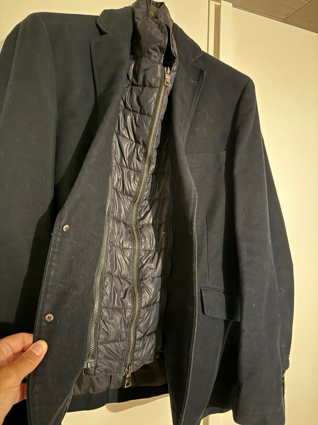 Giacca Uomo Blu, Cotone, Tg. 52