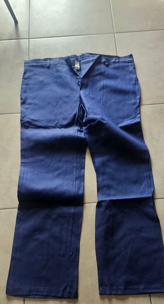 Pantaloni lavoro blu 5XL Cotone