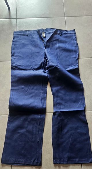 Pantaloni lavoro blu 5XL Cotone