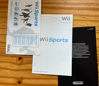caja + manuales - Wii Sports - Nintendo Wii PAL
