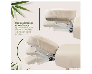 Camilla de masaje+silla con ruedas.