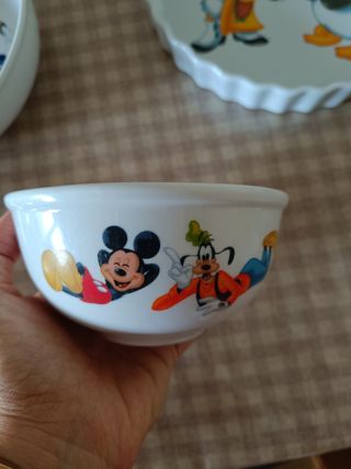 Vajilla cerámica Disney