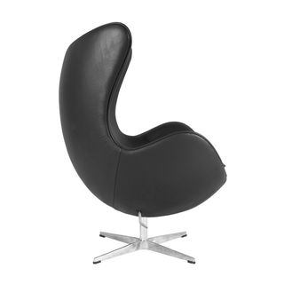 Poltrona Egg Chair similpelle basculante