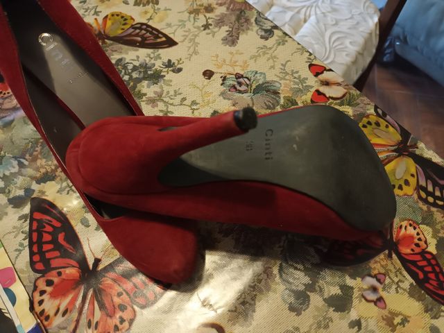 Décolleté Cinti rosse n. 38 Con plato'