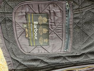 Barbour Ariel Polarquilt azul marino acolchada