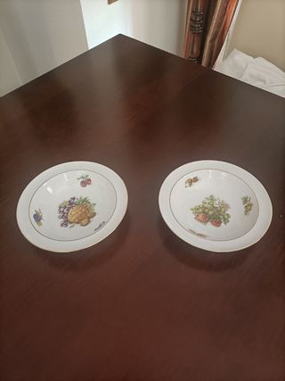 2 Fruteros Porcelana Slovakia