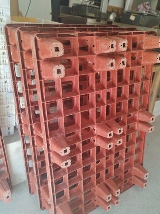 Palets plástico: 8 unid.