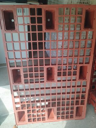 Palets plástico: 8 unid.