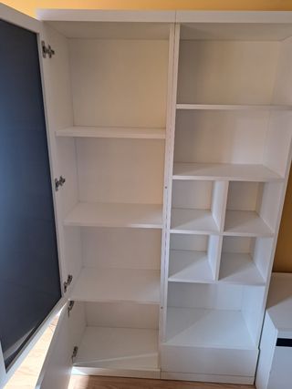 Muebles salón blanco - Estantería TV