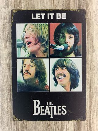Cartel The Beatles Let It Be