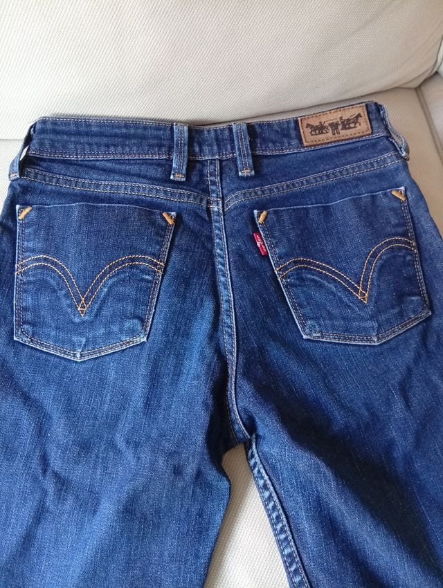 Jeans Levis 627 Mujer - Azul
