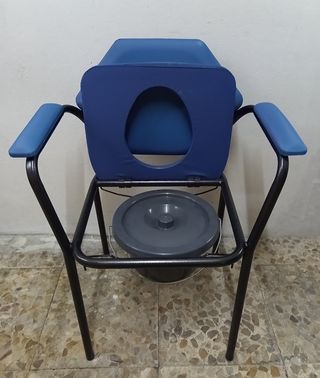 Silla WC habitación - Azul