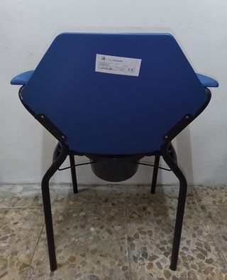 Silla WC habitación - Azul