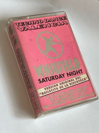 Casete Techno Dance Valencia Saturday Night