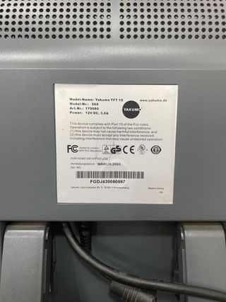 Monitor LCD Yakumu - Gris