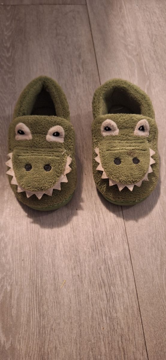 Zapatillas cocodrilo niño - Verde