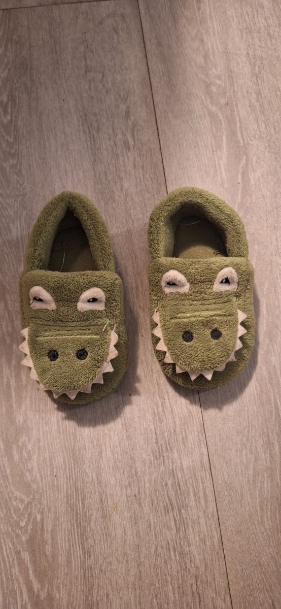 Zapatillas cocodrilo niño - Verde