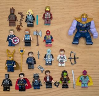 Figuras compatibles. Avengers y Superhéroes de Ma