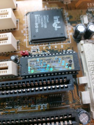 Placa base Intel antigua