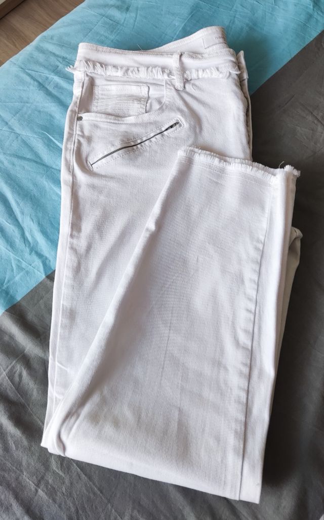 Pantalones jeans blancos Pedro del Hierro