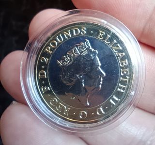 Moneda 2 Libras 2019 Isabel II