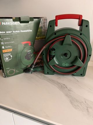 Soporte portamangueras Parkside 10m