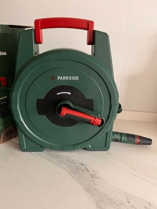 Soporte portamangueras Parkside 10m