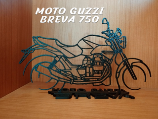 Maqueta Moto Guzzi Breva 750 - 20cm
