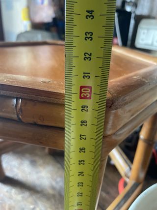 Mesitas hexagonales bambú - 2 uds