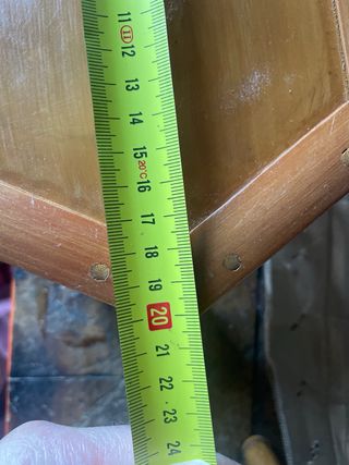 Mesitas hexagonales bambú - 2 uds