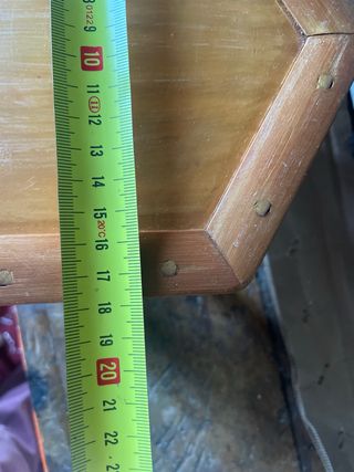 Mesitas hexagonales bambú - 2 uds