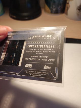 Star Wars Masterwork 2017 – Film Cel Relic FCR-35